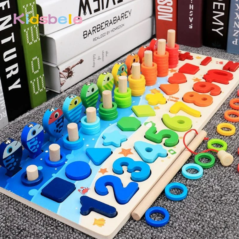 Kids Montessori Math Toys | Educational Wooden Puzzle & Games
