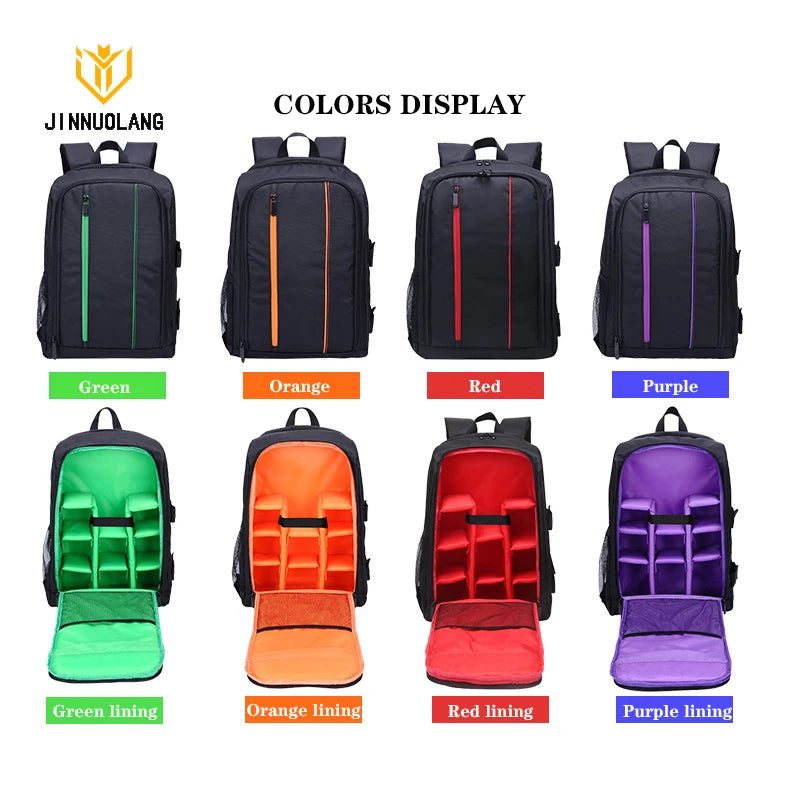 Mochila Impermeable Unisex para Cámara | Esencial para Viajes y Actividades al Aire Libre