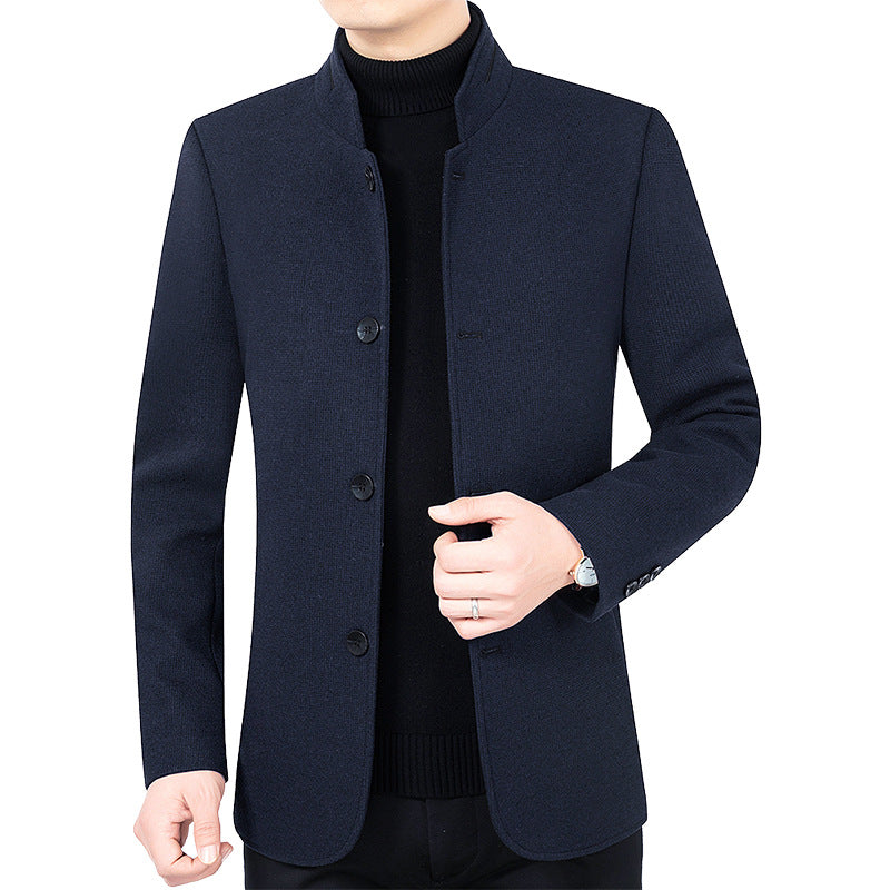Men's Lightweight Stand Collar Jacket | Windproof & Stylish Outerwear