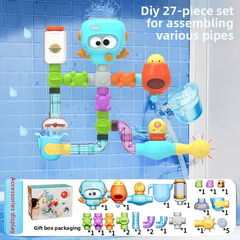 Children's Bathtime Water Play Plumbing Set | Fun Educational Toy