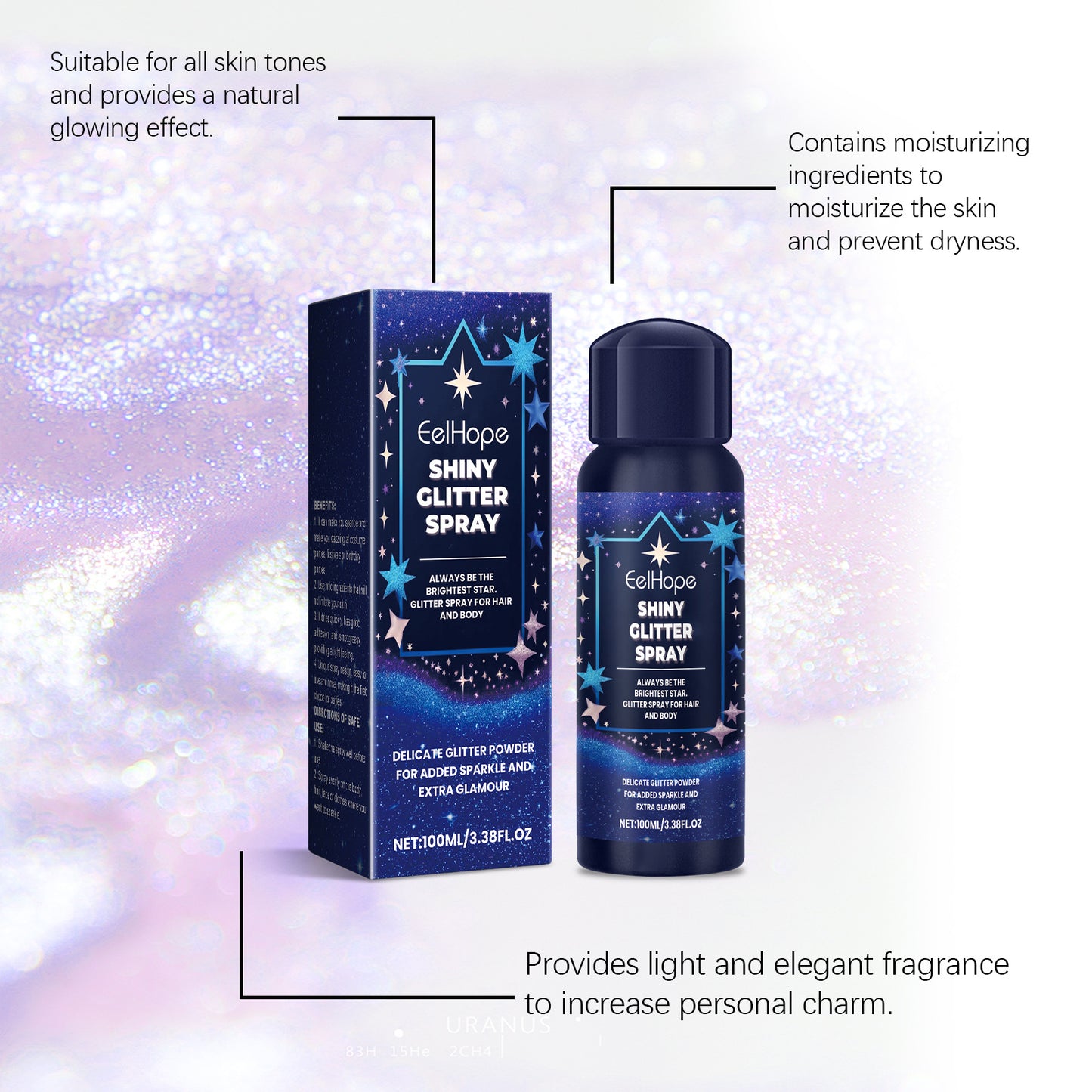 Glitter Body Spray | Sparkling Highlights for Every Occasion