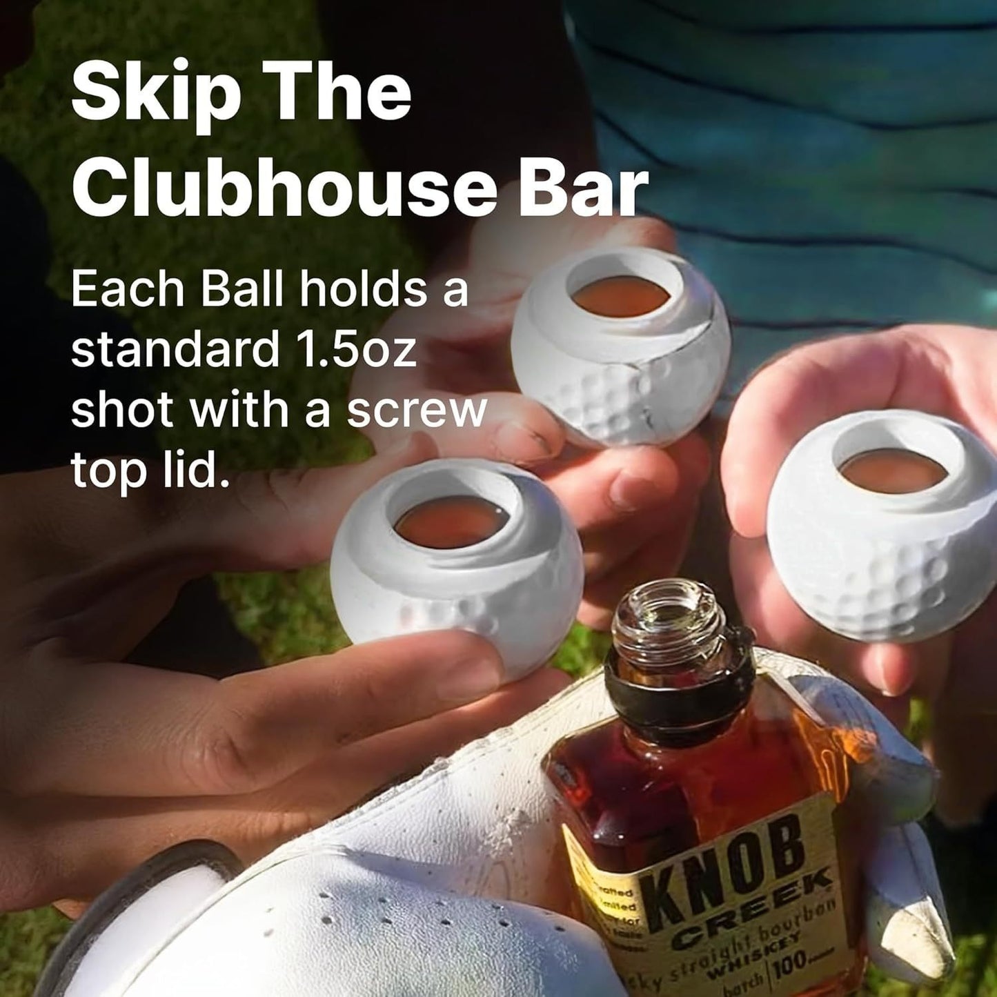 Golf Ball-Shaped Cup | Fun and Unique Shot Glass for Any Occasion