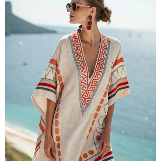 Floral Print V-Neck Midi Dress | Stylish and Comfortable Summer Wear