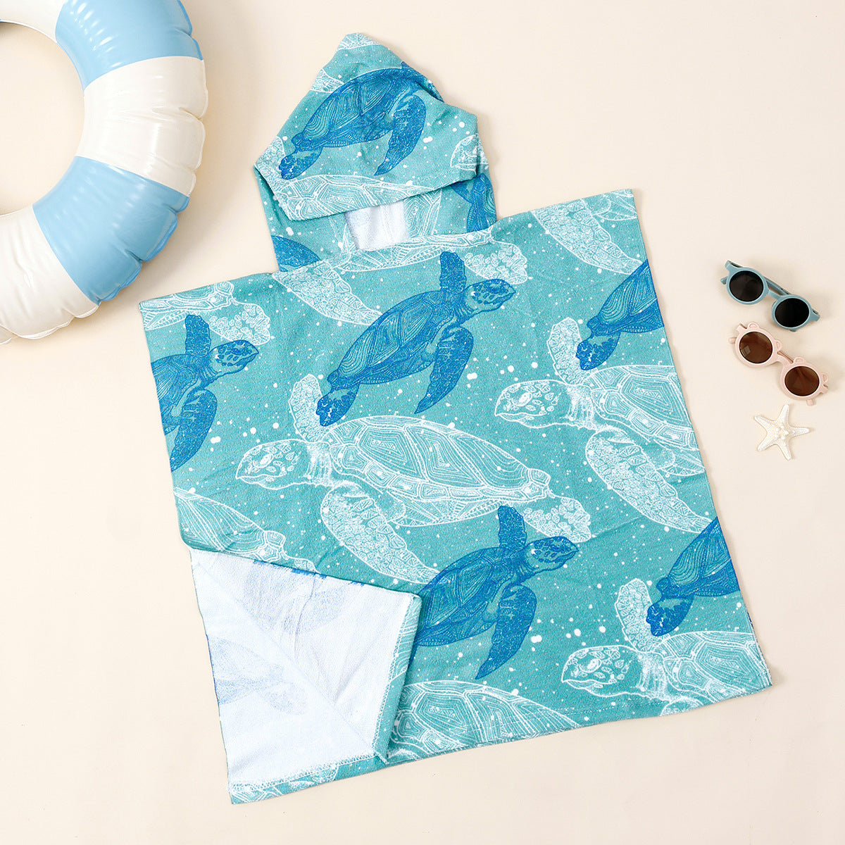 Kids Hooded Bath Towel Cape | Fun, Soft, and Cozy Bath Time Essential