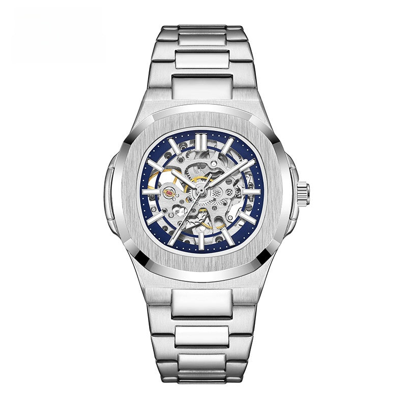Luminous Double-Sided Hollow Men's Watch | Elegant Automatic Timepiece