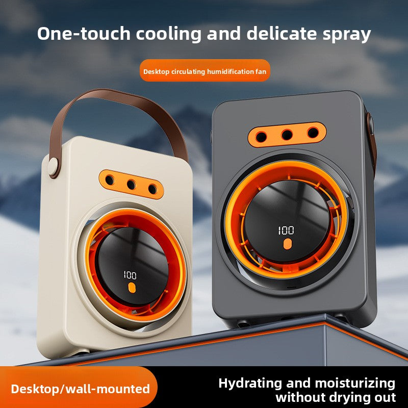 Versatile Desktop Spray Fan | Efficient, Quiet Humidifier