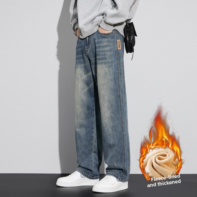 Ultra-Thin Loose Straight Leg Jeans for Men | Lightweight Comfort