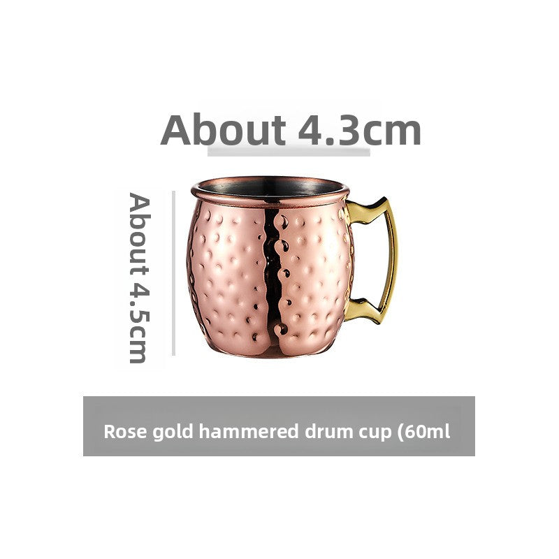 Hammered Cocktail Cup | Premium Stainless Steel Drinkware
