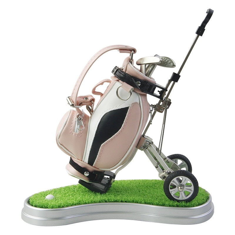 Golf Bag Inspired Pen Holder | Stylish Desktop Organizer