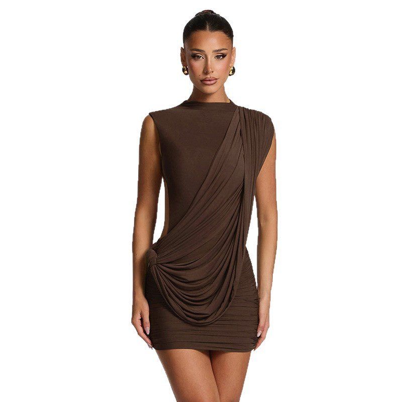 Sleeveless Backless Bodycon Dress | Trendy Fashion Statement