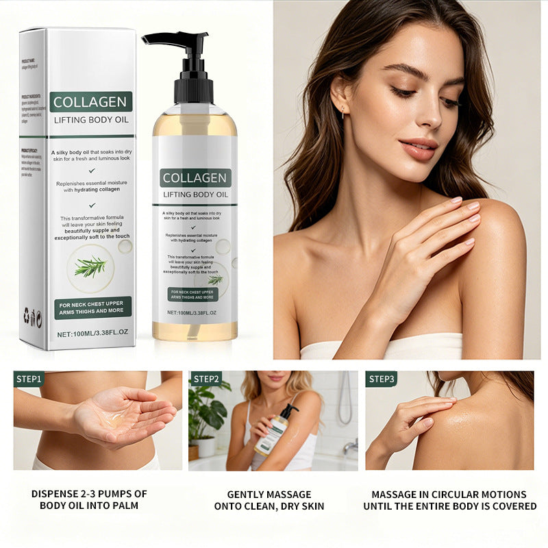 Collagen Lifting Body Oil | Enhance Skin Elasticity & Brightness