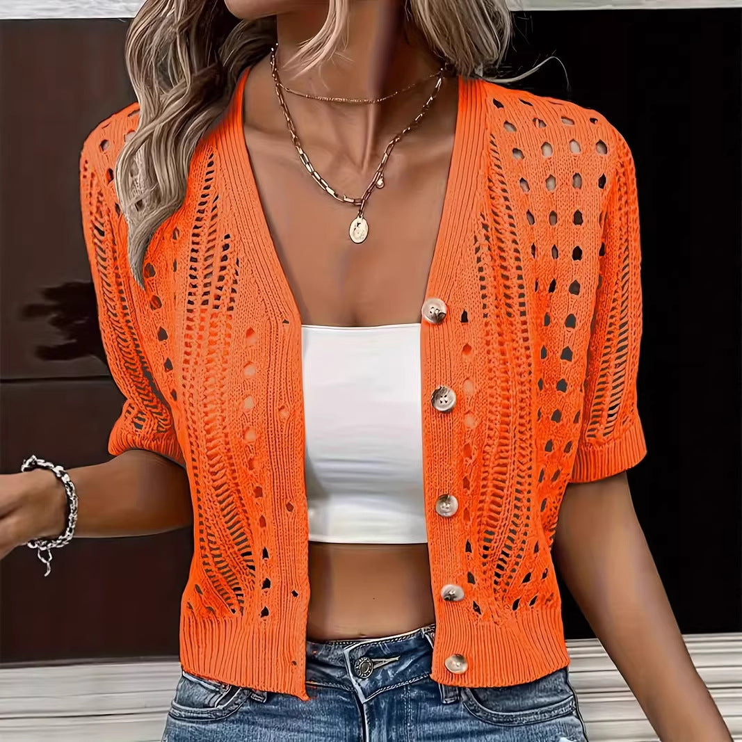 Women's Lace Knit Cardigan | Elegant Layering for Every Occasion