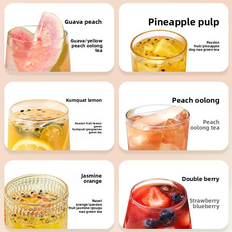 Delicious Freeze-Dried Fruit Tea Blocks | Instant Hydration