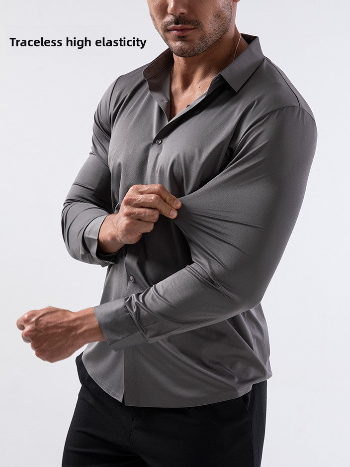 Men's Slim Fit Stretch Shirt | Comfort & Style Combined