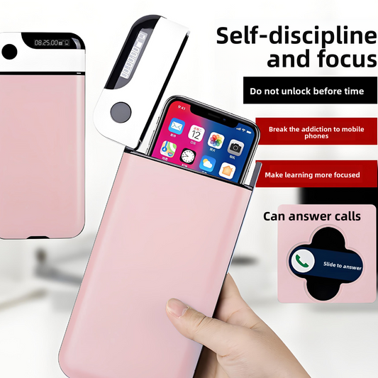 Mobile Phone Timer Lock Box | Enhance Study Focus and Productivity