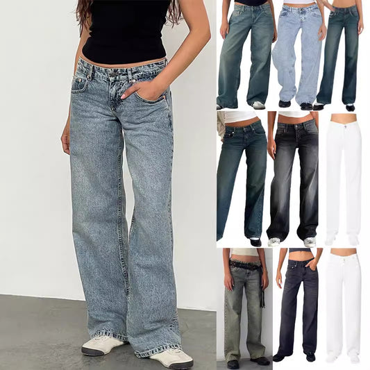 Women's Straight Leg Denim Jeans | Timeless Comfort & Style