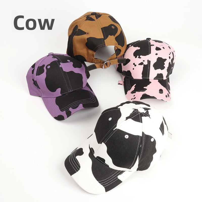 Trendy Cartoon Print Baseball Cap | Adjustable & Breathable Design