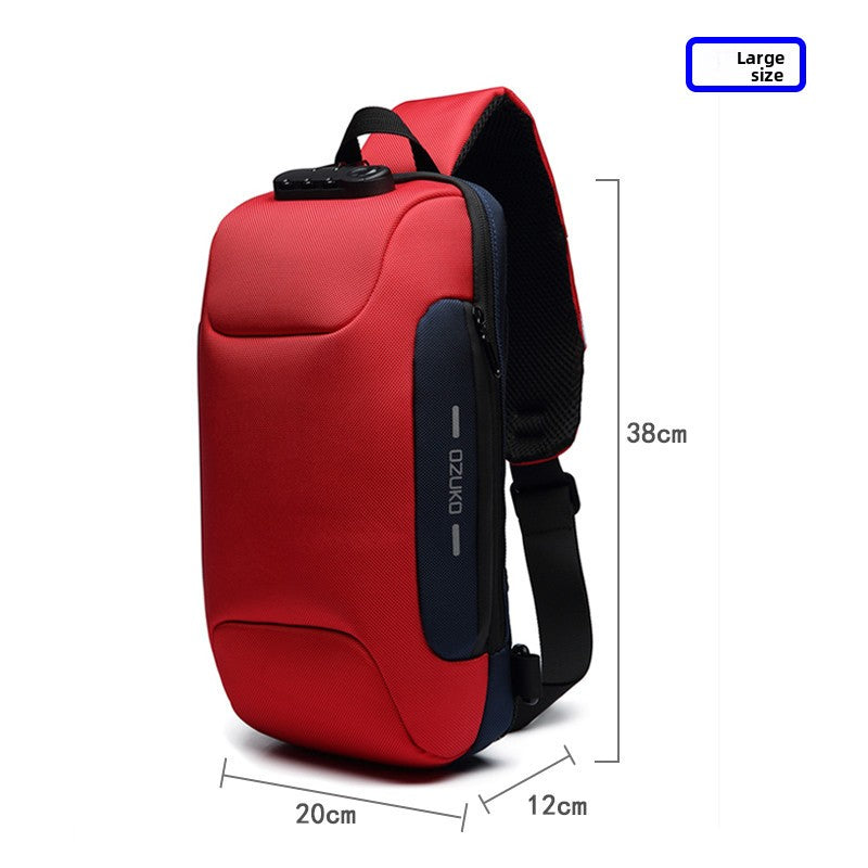 Waterproof Tactical Chest Bag for Men | Multi-Functional Crossbody