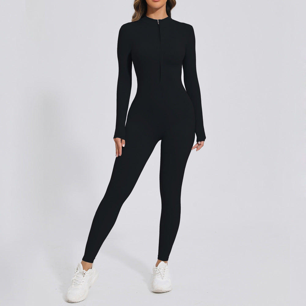 Long Sleeve Yoga One Piece Suit | Comfortable Activewear for All