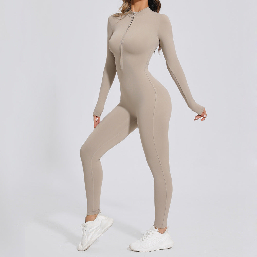 Long Sleeve Yoga One Piece Suit | Comfortable Activewear for All