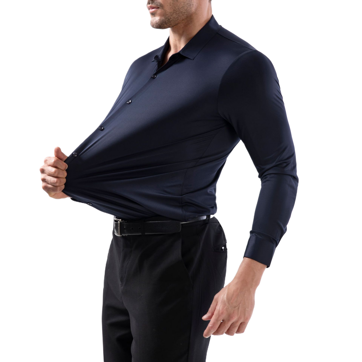 Men's Slim Fit Stretch Shirt | Comfort & Style Combined