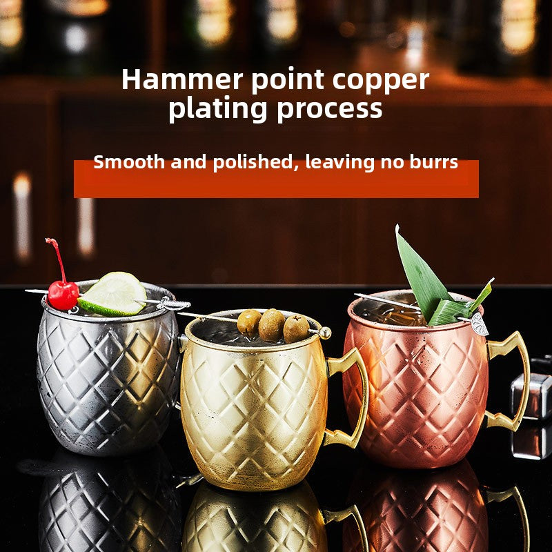 Hammered Cocktail Cup | Premium Stainless Steel Drinkware