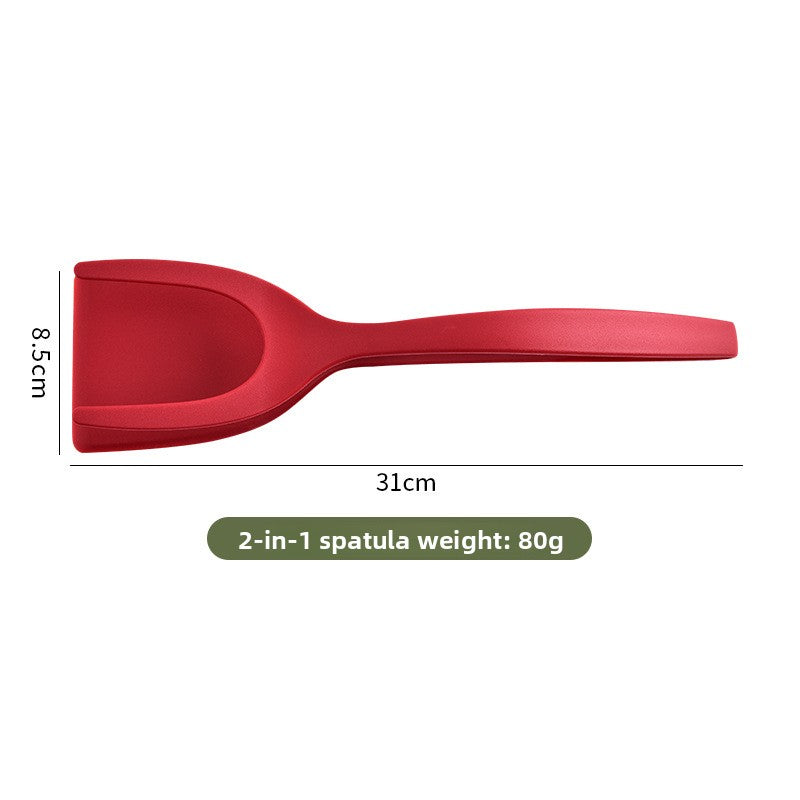 Nylon Cooking Spatula with Double Handle | Ergonomic & Heat Resistant