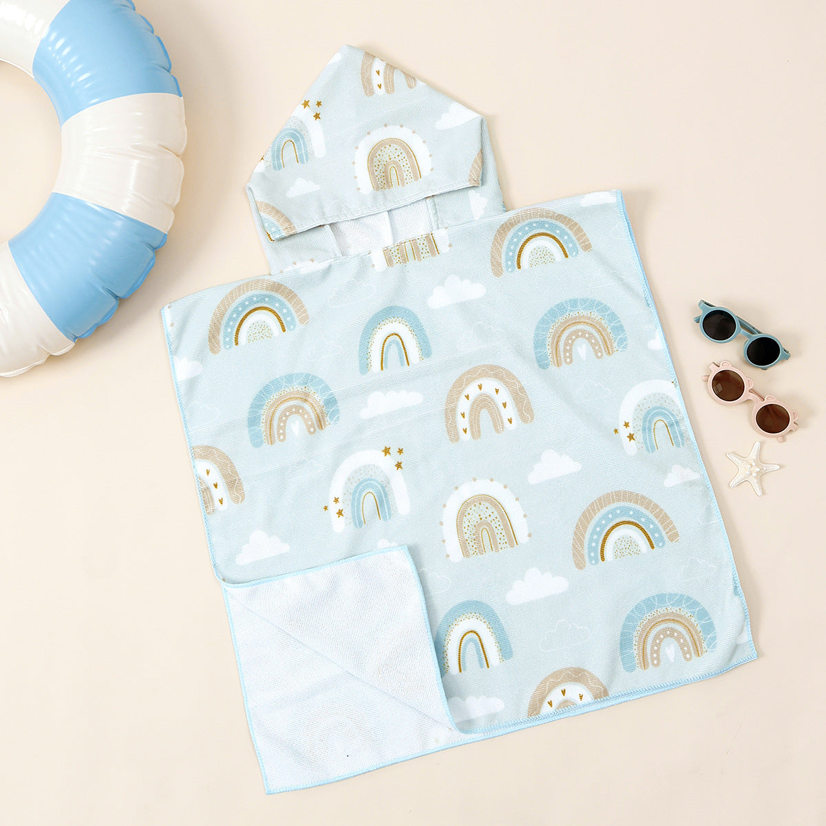 Kids Hooded Bath Towel Cape | Fun, Soft, and Cozy Bath Time Essential