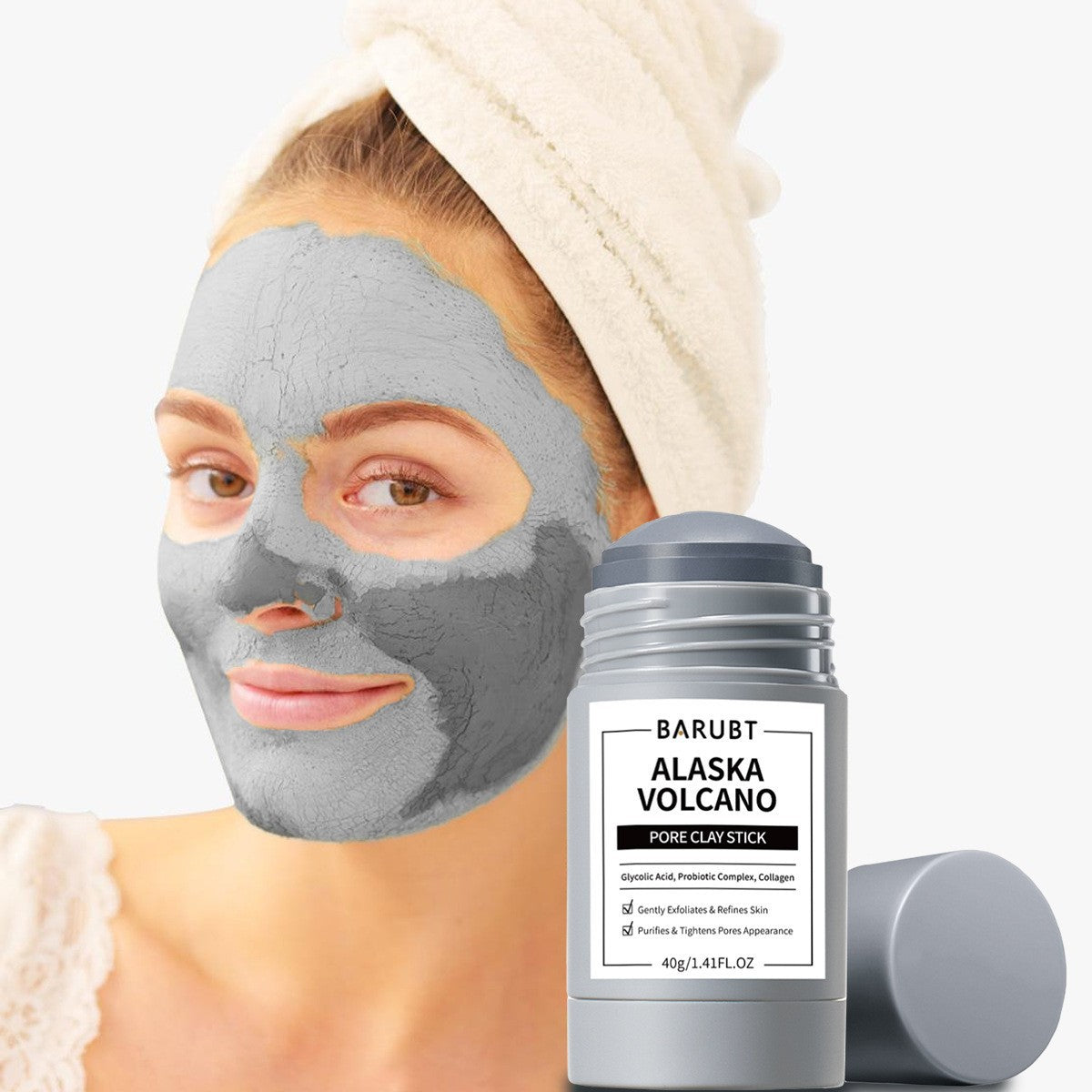 Strawberry Puree Mask Stick | Deep Cleansing Skin Care