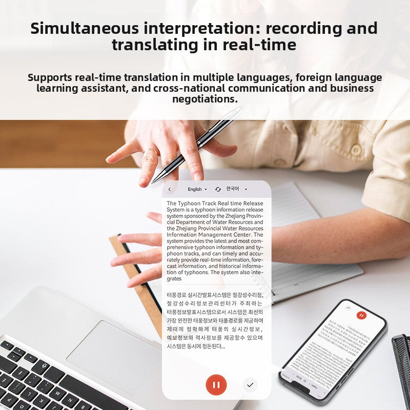 AI Voice Recorder Pen | Smart Audio Capture & Transcription