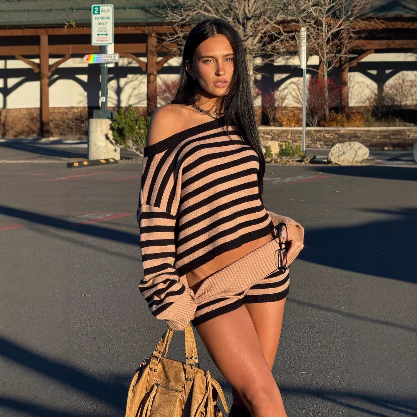 Women's Stylish Sweater and Skirt Set | Cozy & Fashionable Outfit