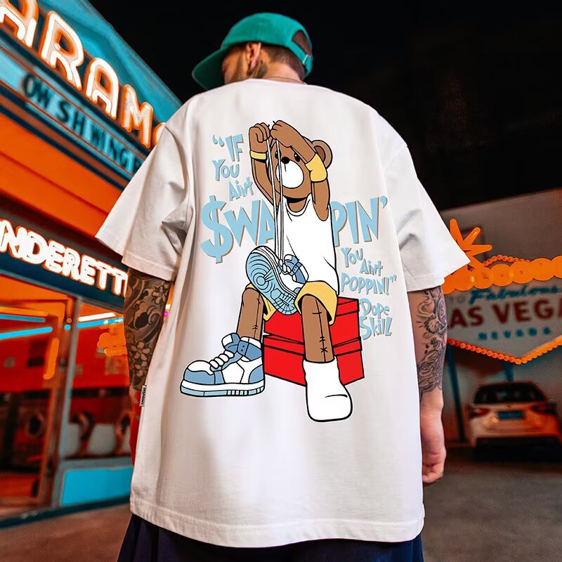 Comfortable Cotton T-Shirt | Trendy Cartoon & Basketball Designs