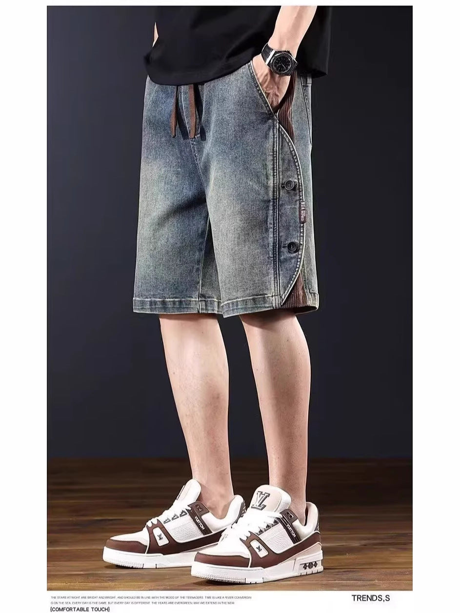 Men's Casual Denim Cargo Shorts | Versatile & Stylish Comfort
