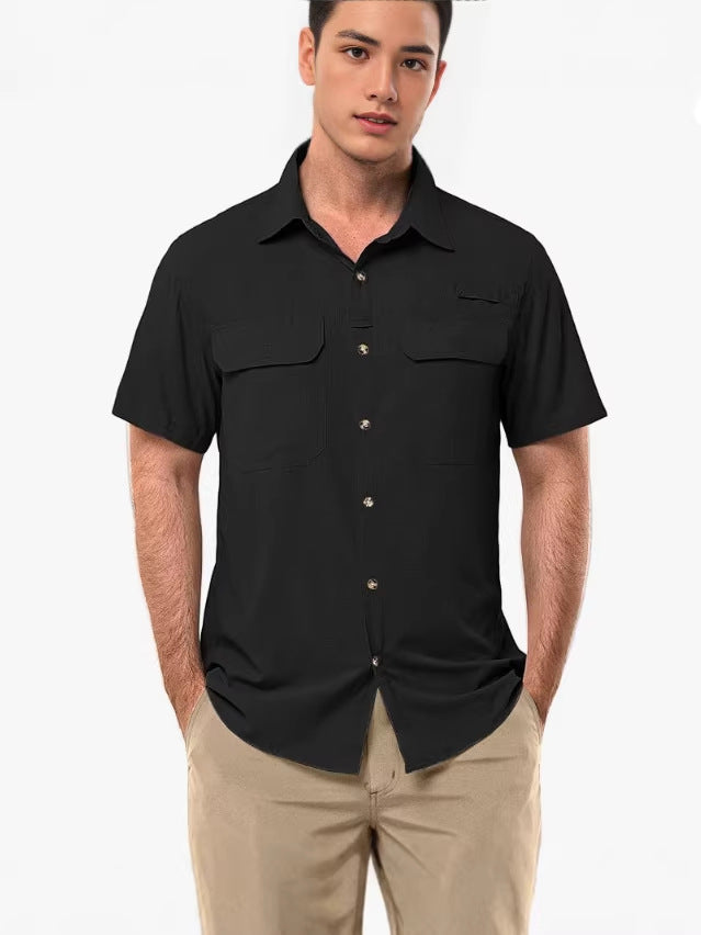 Men's Quick-Dry Short Sleeve Shirt | Ultimate Comfort & Style