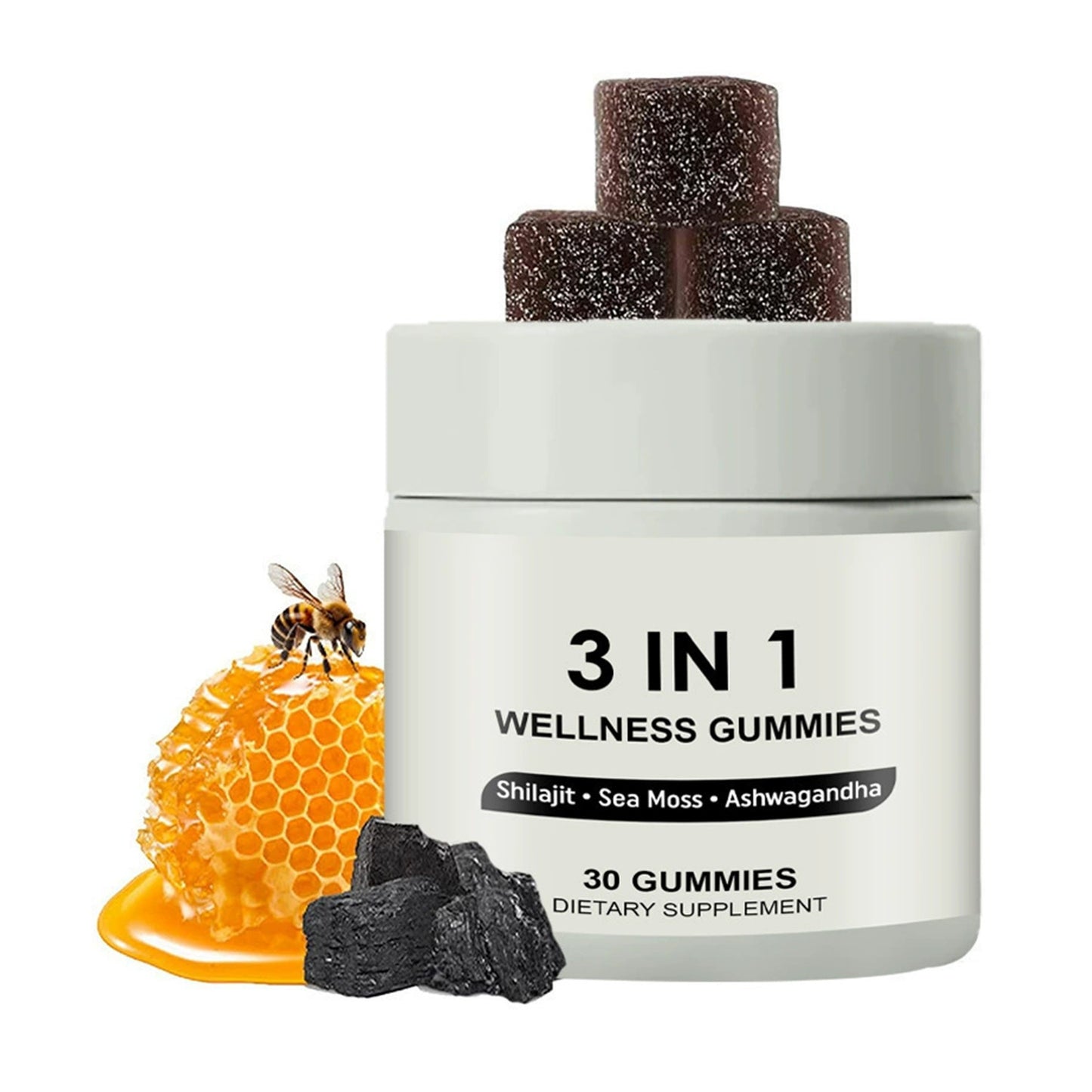 3-in-1 Gummies for Adult Wellness | Convenient & Nutritious