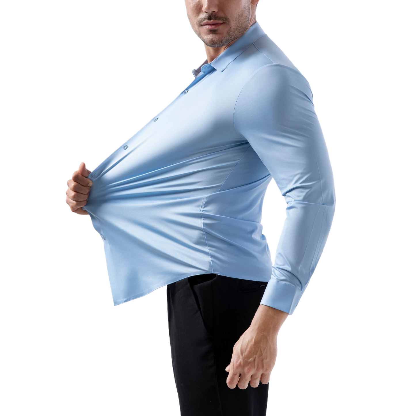 Men's Slim Fit Stretch Shirt | Comfort & Style Combined