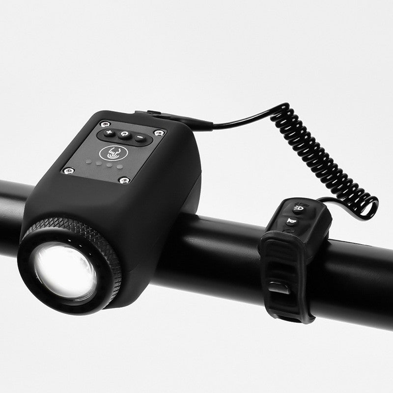 USB Rechargeable Bicycle Headlight with Horn | All-Weather Safety