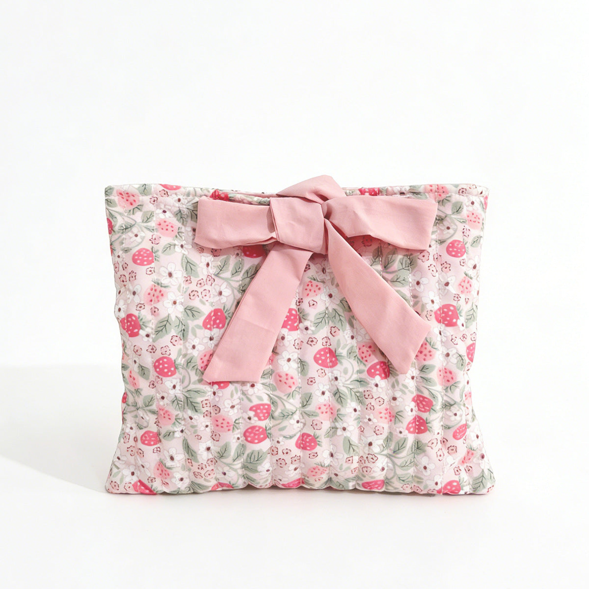 Floral Fabric Cosmetic Bag | Chic Storage Solution for Beauty Essentials