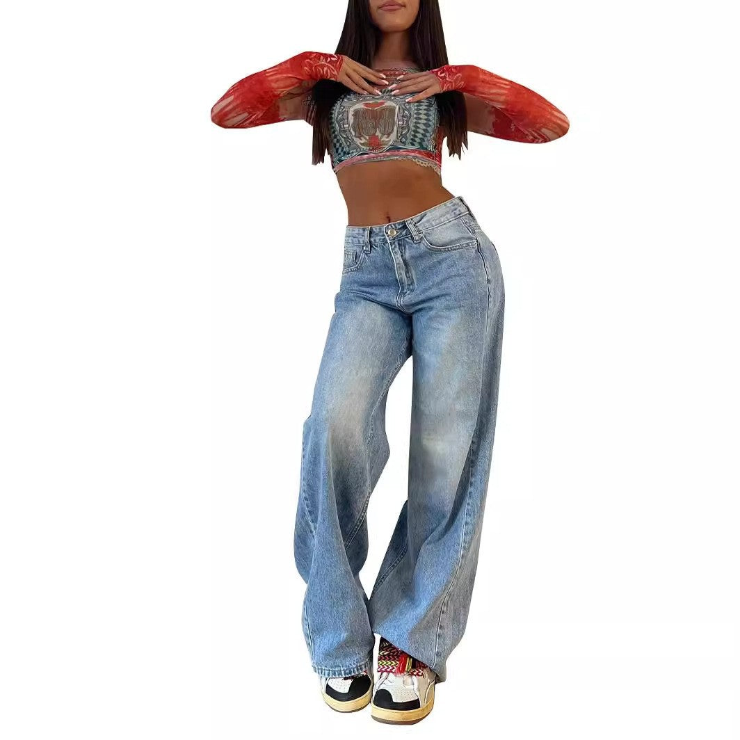 Women's Straight Leg Denim Jeans | Timeless Comfort & Style