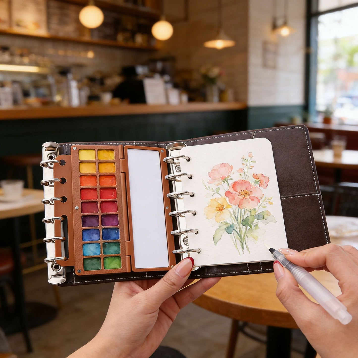 A7 Watercolor Travel Sketchbook Set | Ideal for Artists on the Go