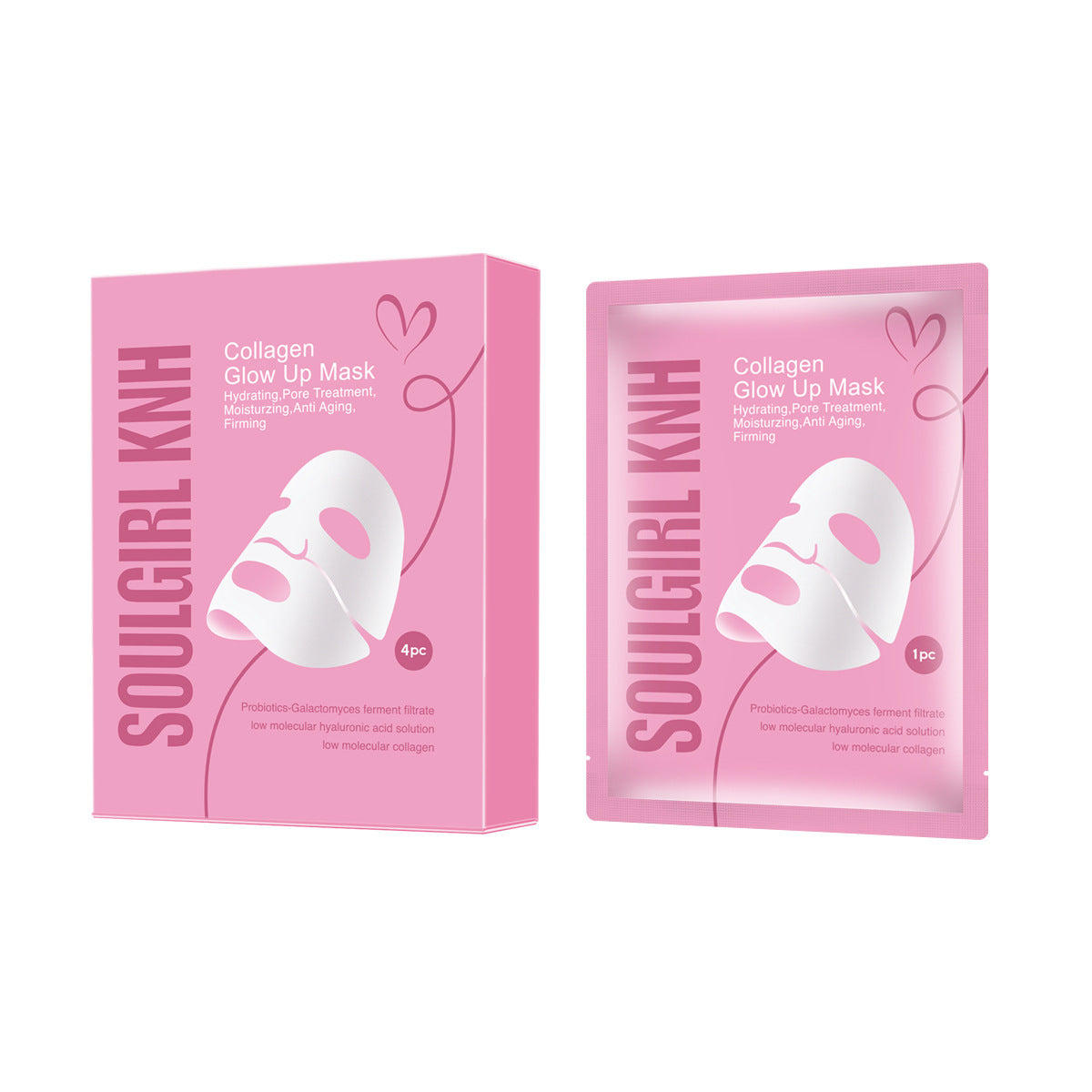 Collagen Glow Up Hydrating Face Mask | Radiant Skin Solution