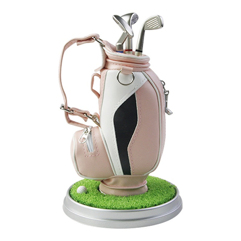 Golf Bag Inspired Pen Holder | Stylish Desktop Organizer