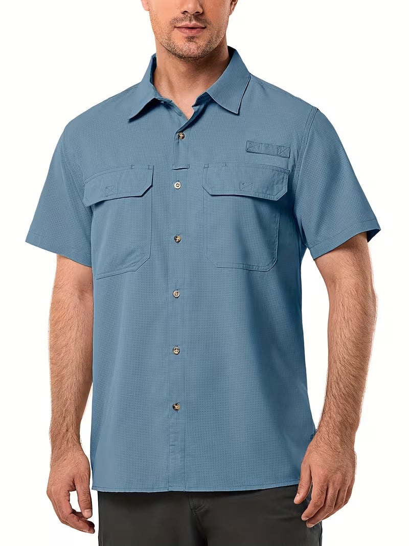 Men's Quick-Dry Short Sleeve Shirt | Ultimate Comfort & Style