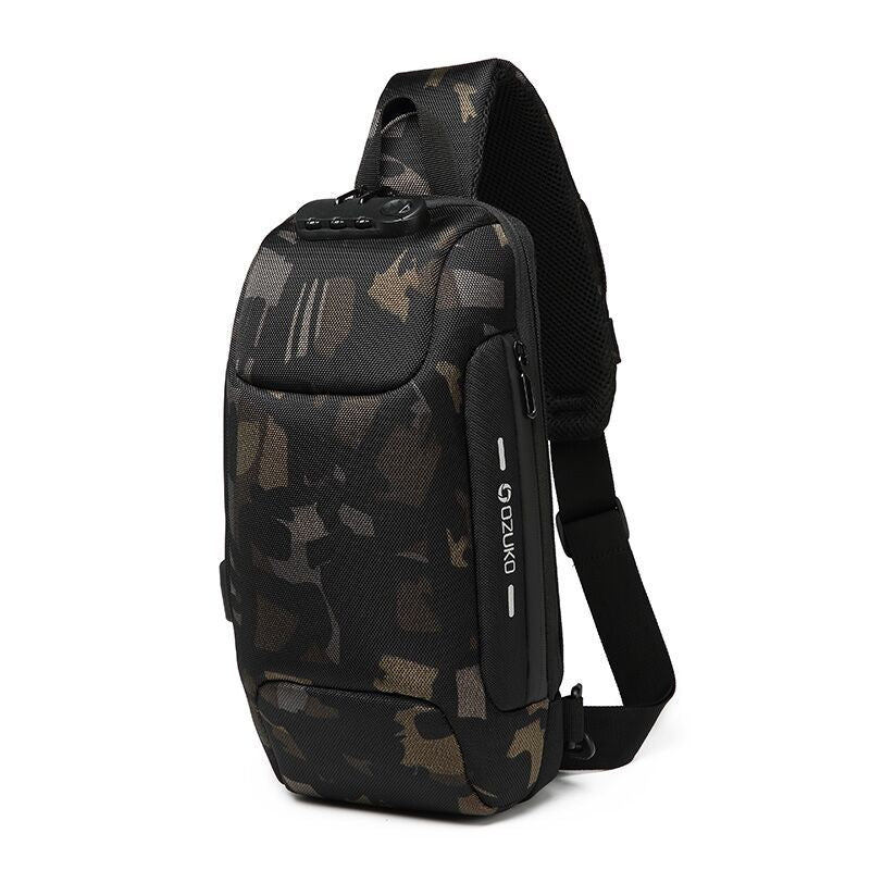 Waterproof Tactical Chest Bag for Men | Multi-Functional Crossbody