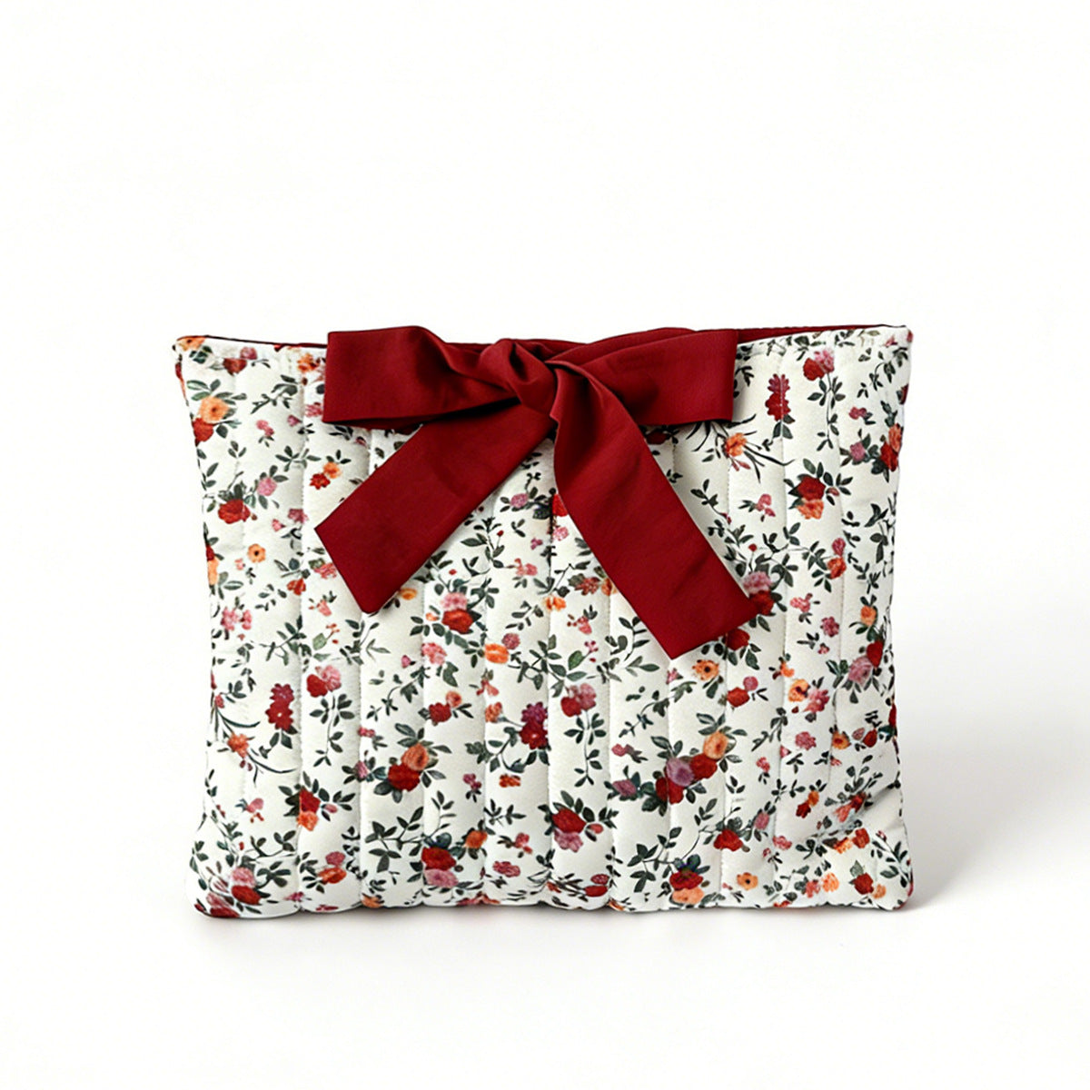 Floral Fabric Cosmetic Bag | Chic Storage Solution for Beauty Essentials