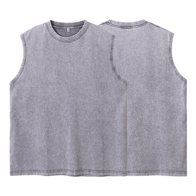 Men's Cotton Vintage Vest | Loose Fit Casual Wear