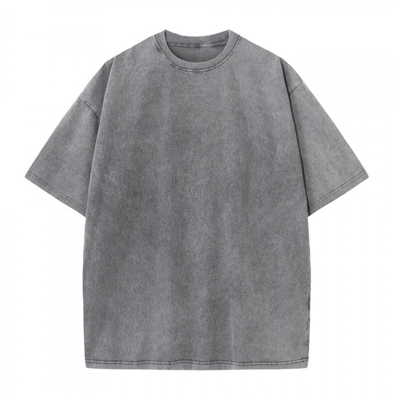 Vintage Washed Cotton T-Shirt | Soft, Trendy, and Customizable