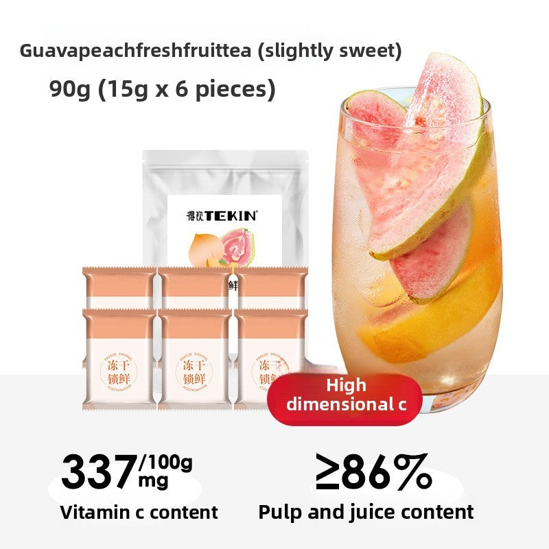 Delicious Freeze-Dried Fruit Tea Blocks | Instant Hydration