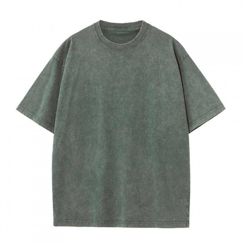 Vintage Washed Cotton T-Shirt | Soft, Trendy, and Customizable