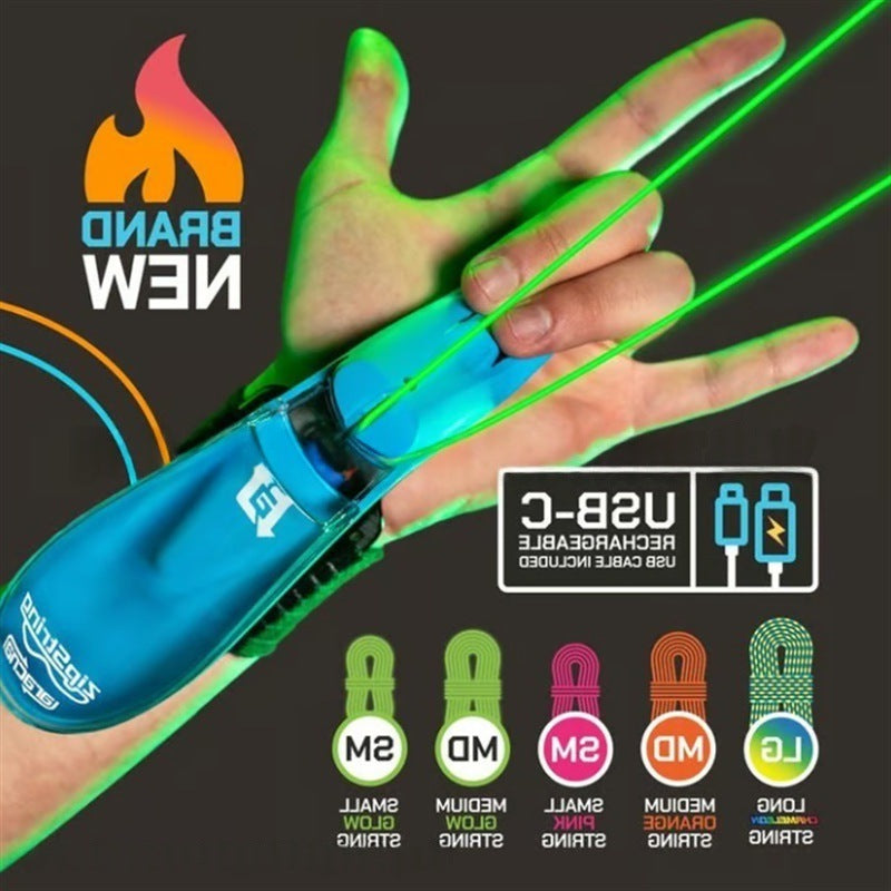 Luminous String Launching Slingshot | Glow-in-the-Dark Fun Toy